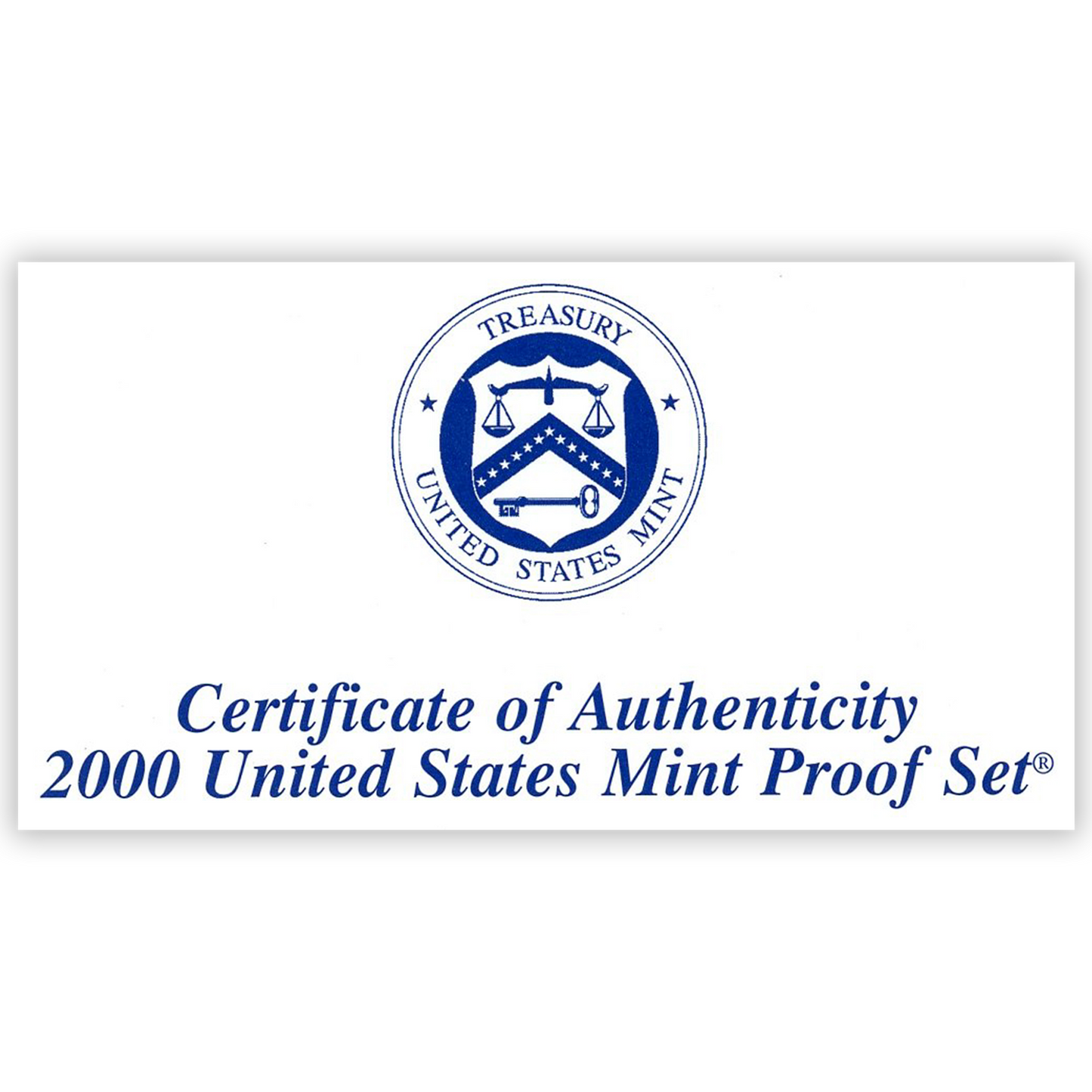 2000 US Proof Set - 10 Coins