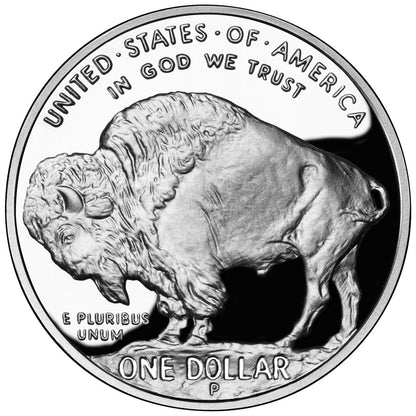 2001 P Buffalo Silver Dollar Proof - Original Government Packaging (OGP)
