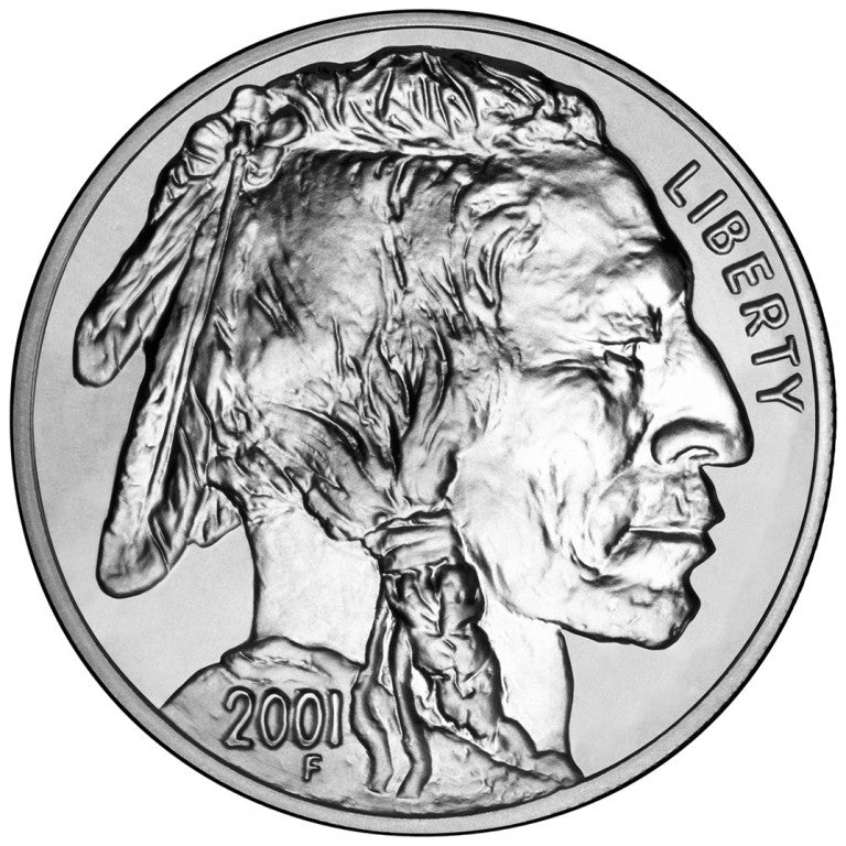 2001 D Buffalo Silver Dollar Uncirculated - Original Government Packaging (OGP)