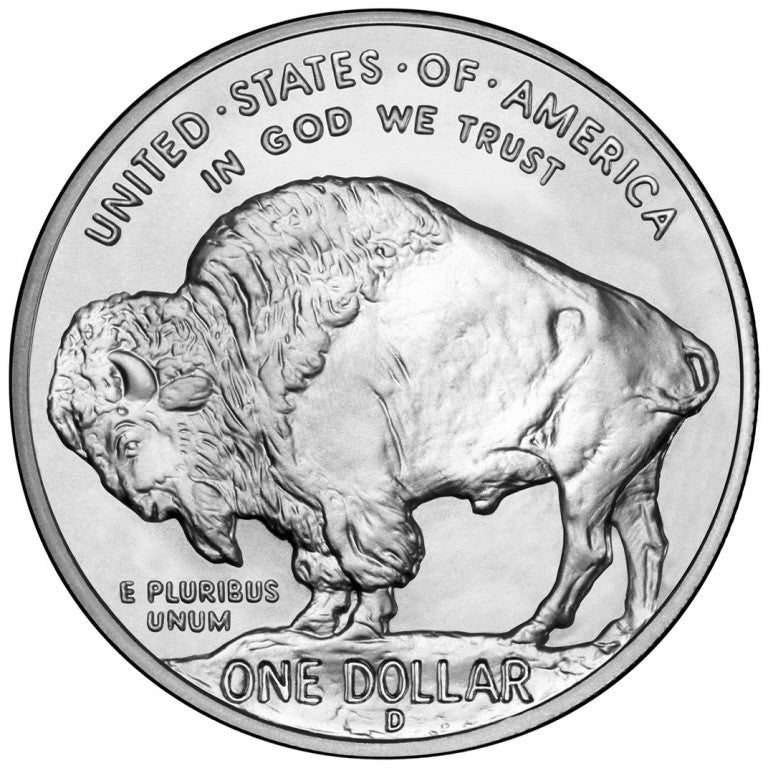 2001 D Buffalo Silver Dollar Uncirculated - Original Government Packaging (OGP)