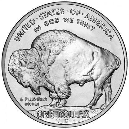 2001 D Buffalo Silver Dollar Uncirculated - Original Government Packaging (OGP)