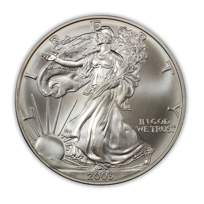 2003 Silver Eagle - Business Strike - Uncirculated - CoinsTV