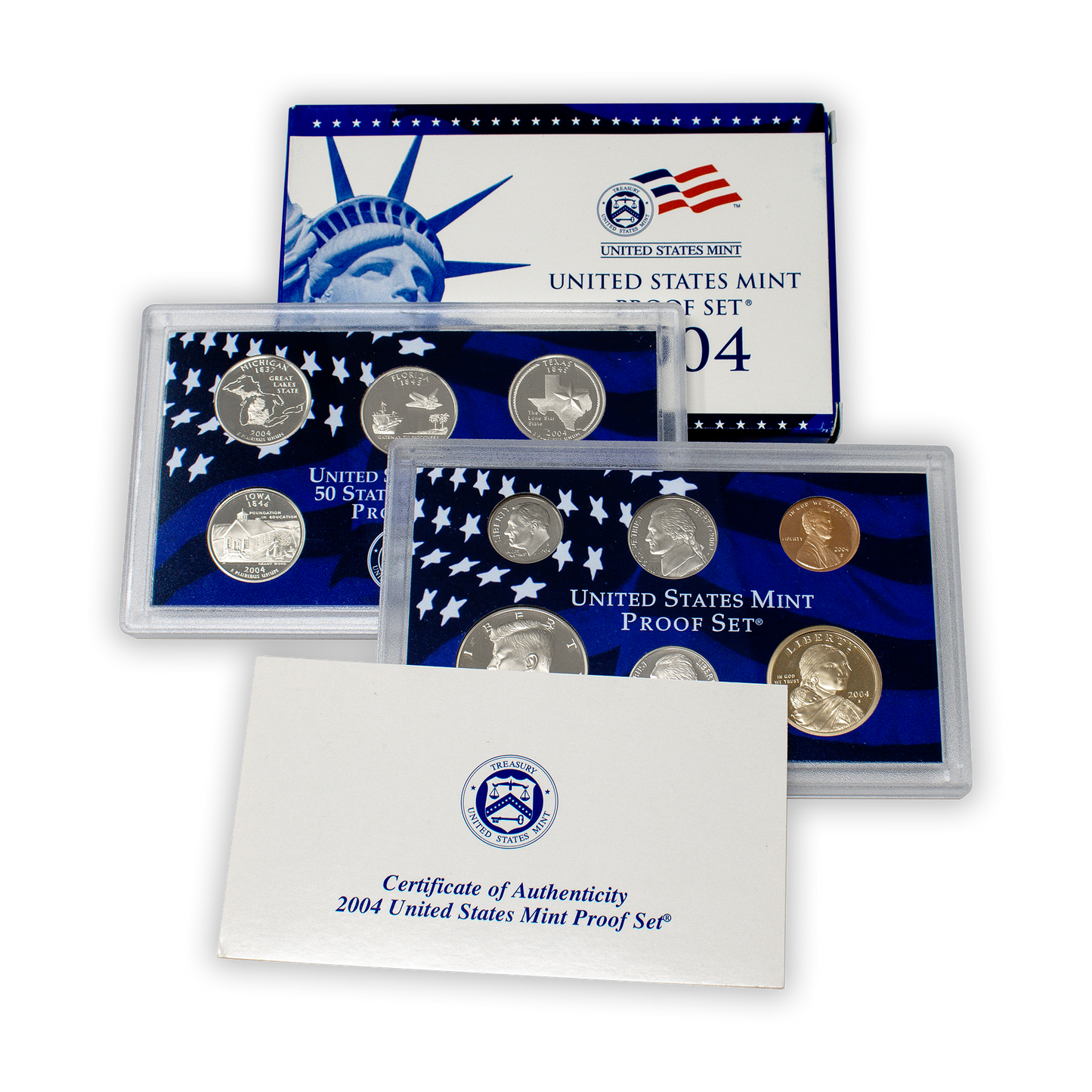 2004 US Proof Set - 11 Coins