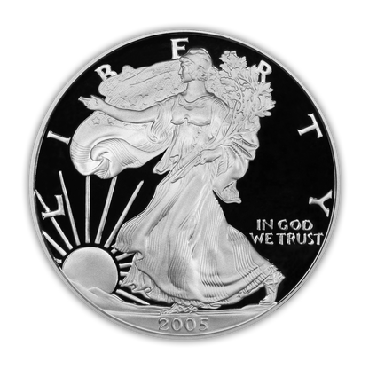 2005 Silver Eagle - West Point Proof - Original Government Packaging (OGP)