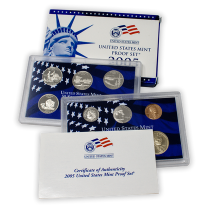 2005 US Proof Set - 11 Coins