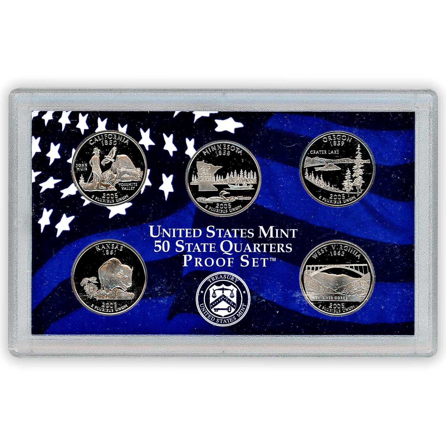 2005 US Proof Set - 11 Coins