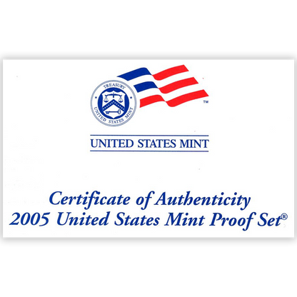 2005 US Proof Set - 11 Coins