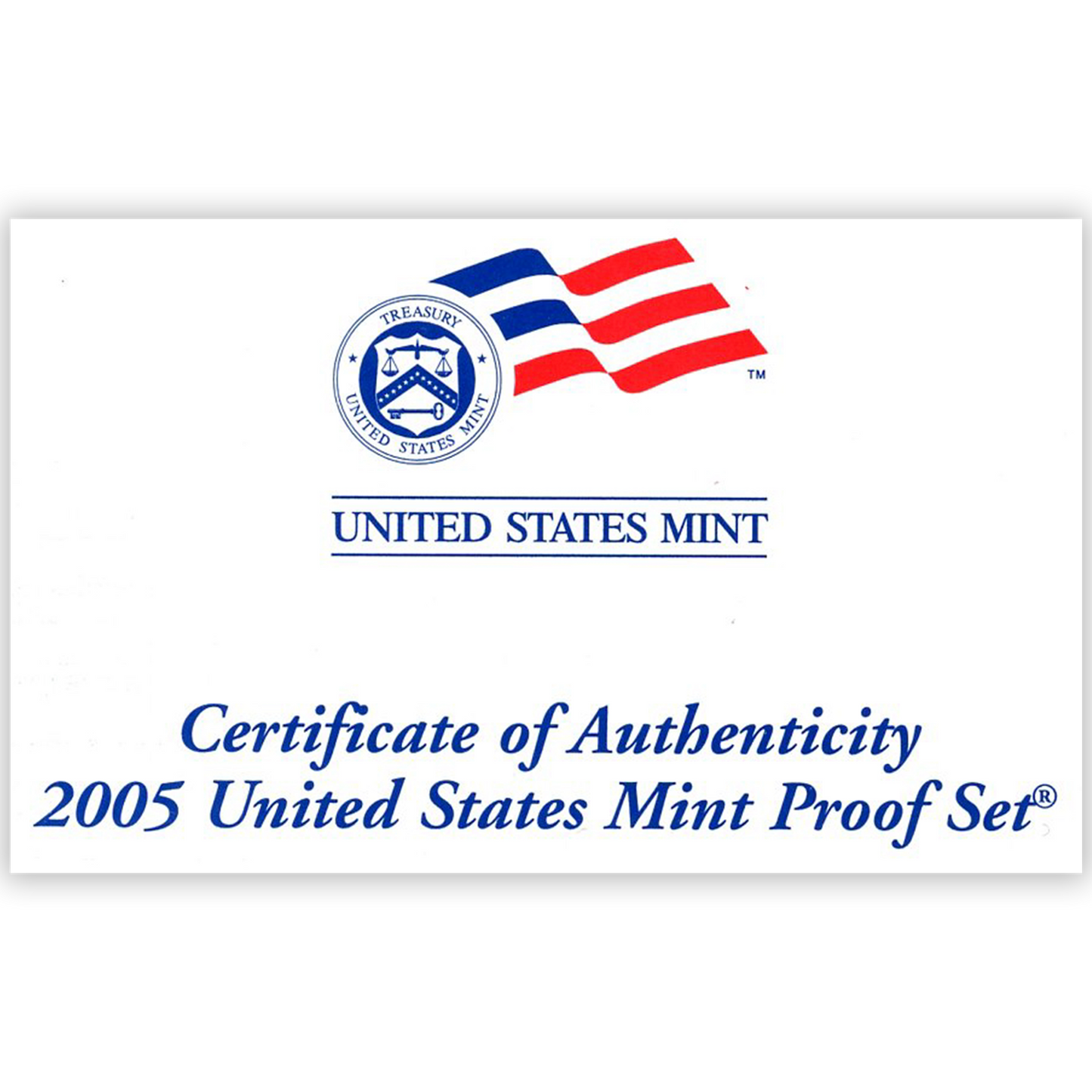 2005 US Proof Set - 11 Coins