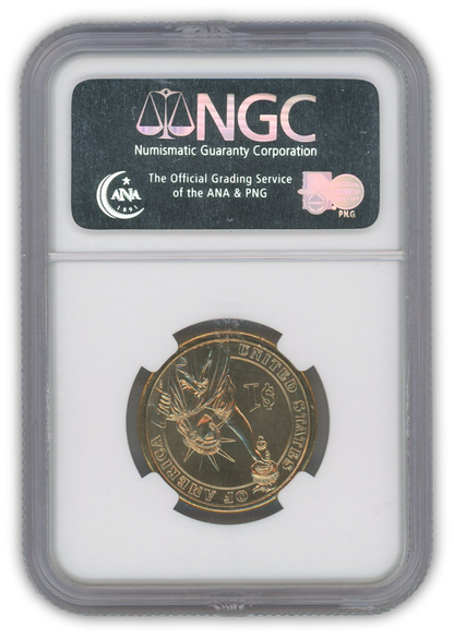 2007 George Washington Dollar Denver - NGC MS66 PL Prooflike - CoinsTV