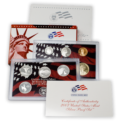 2007 Silver Proof Set - 14 Coins
