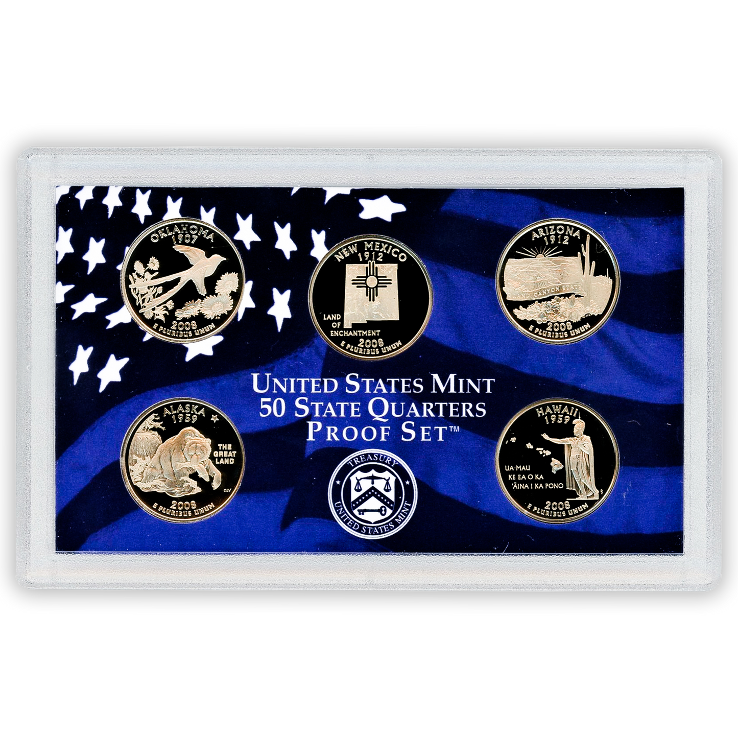 2008 US Proof Set - 14 Coins