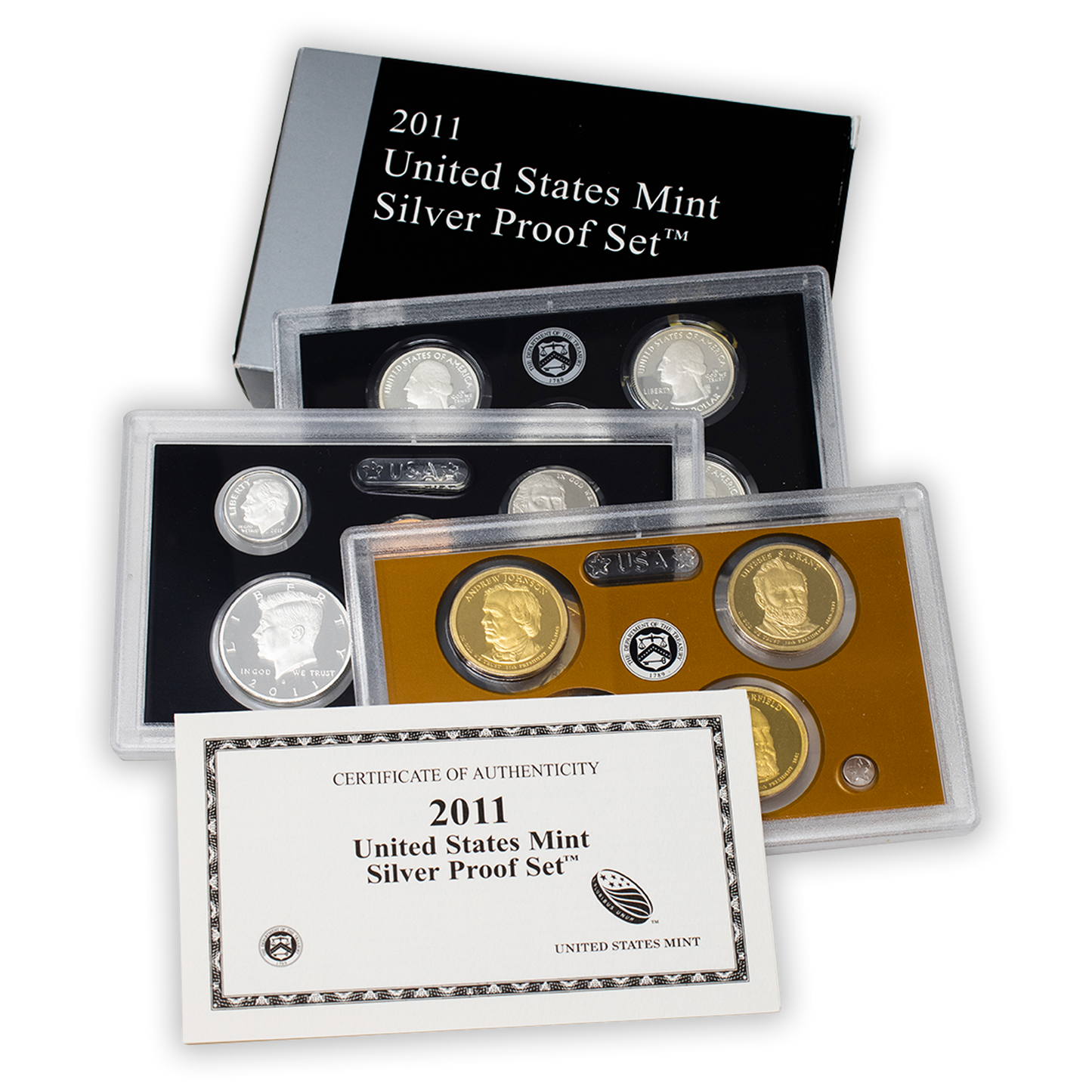 2011 Silver Proof Set - 14 Coins