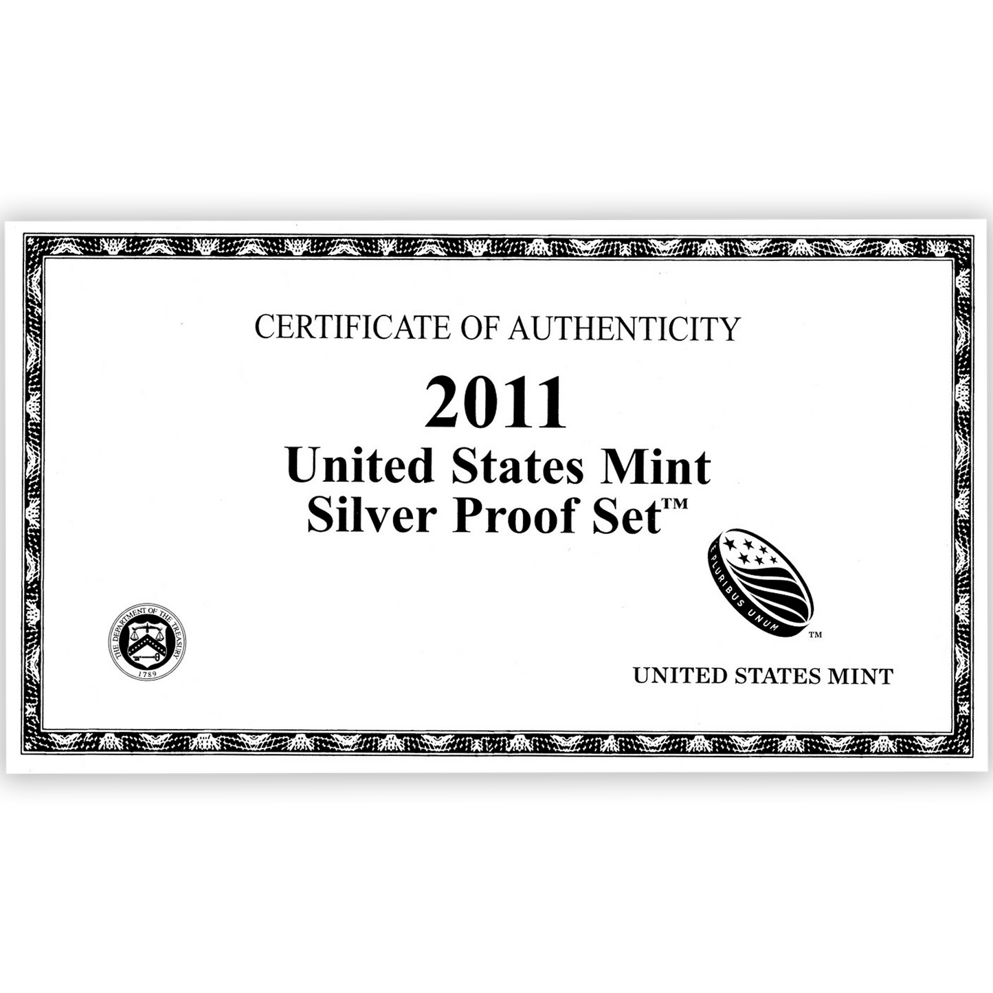 2011 Silver Proof Set - 14 Coins