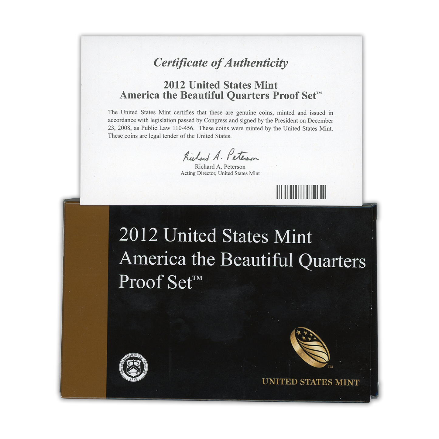 2012 United States Mint - America the Beautiful - Quarters Proof Set
