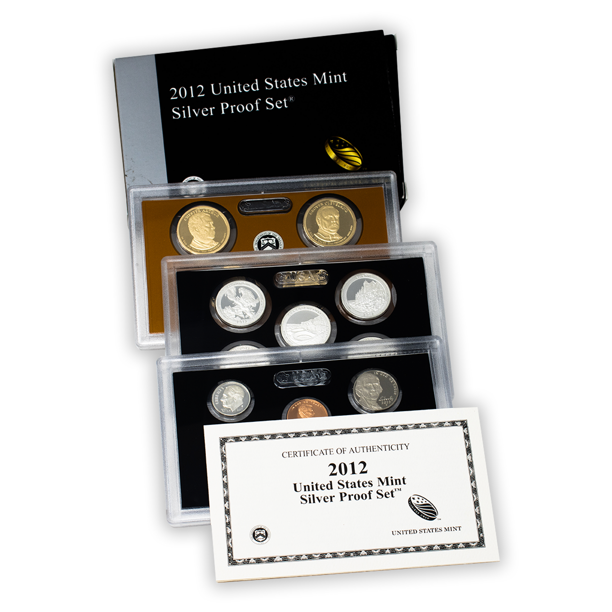 2012 Silver Proof Set - 14 Coins - CoinsTV