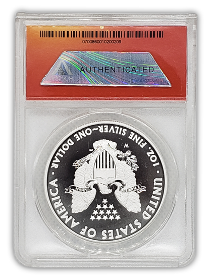 2013 W Silver Eagle 2 pc West Point 35th Anniversary Set - ANACS PR69 - CoinsTV