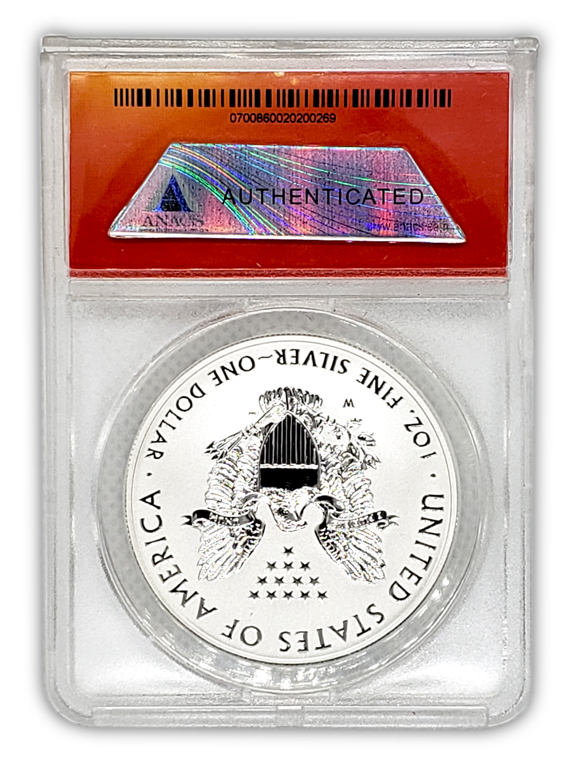 2013 W Silver Eagle 2 pc West Point 35th Anniversary Set - ANACS PR69 - CoinsTV