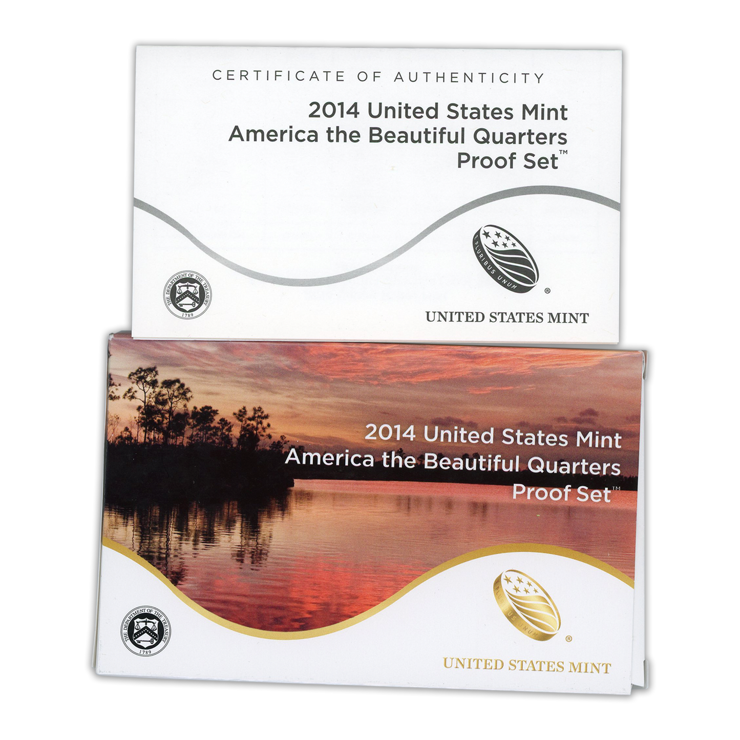 2014 United States Mint - America the Beautiful - Quarters Proof Set