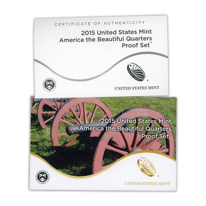 2015 United States Mint - America the Beautiful - Quarters Proof Set
