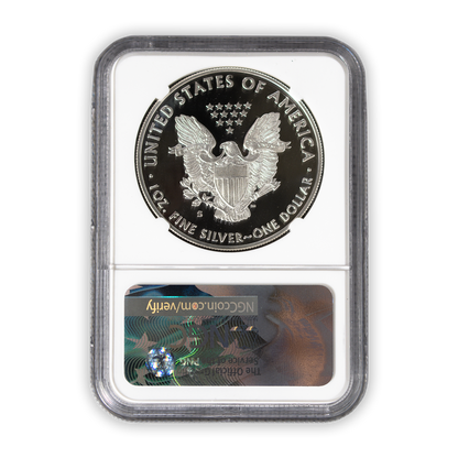 2017 Silver Eagle - NGC PF70 First Day of Issue - Mercanti Label