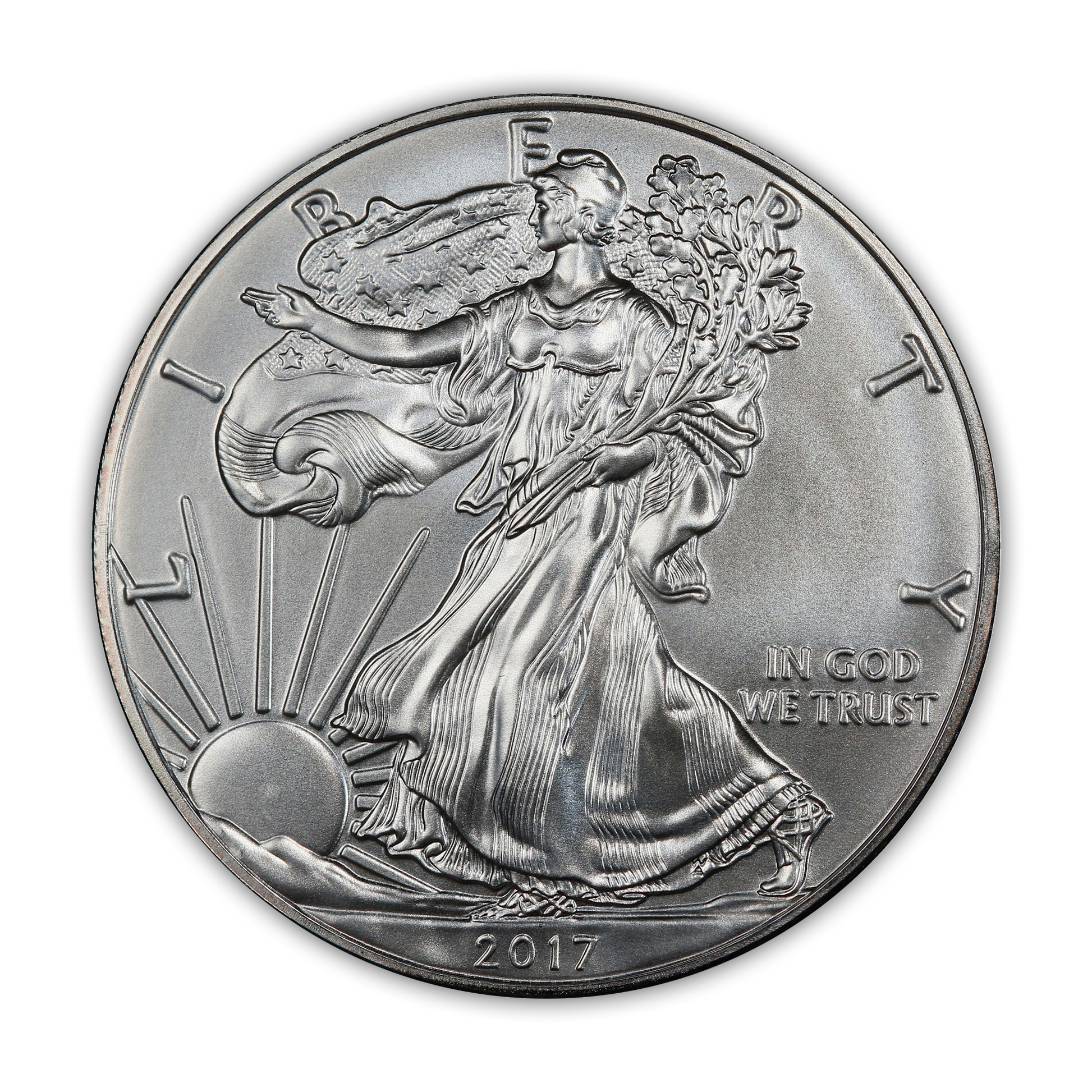 2017 Silver Eagle - Business Strike - Uncirculated - CoinsTV