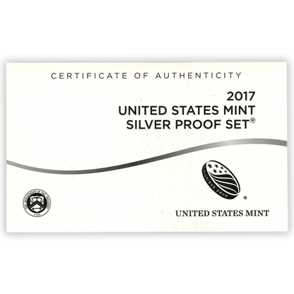 2017 Silver Proof Set - 10 Coins - CoinsTV