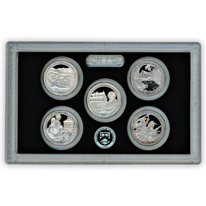 2017 Silver Proof Set - 10 Coins - CoinsTV