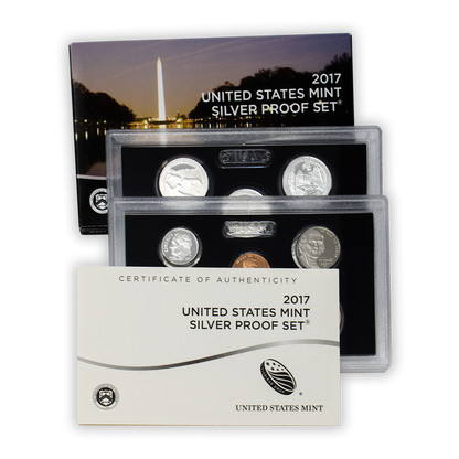 2017 Silver Proof Set - 10 Coins - CoinsTV