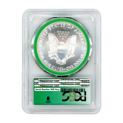 2018 American Silver Eagle - Business Strike - PCGS MS69 Monster Box Label