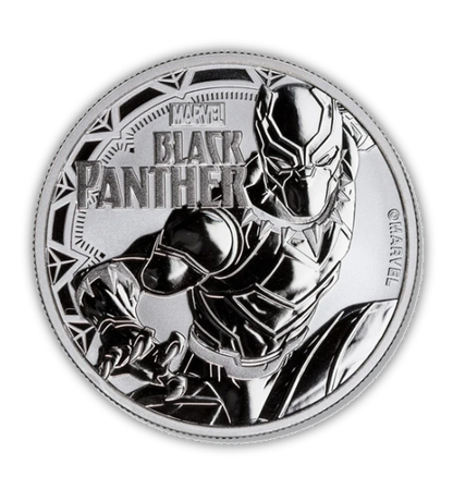 2018 Black Panther 1 Oz Silver Bullion - CoinsTV