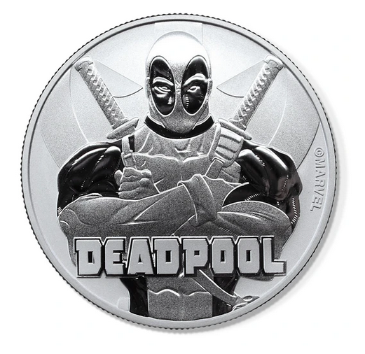 2018 Deadpool 1 Oz Silver Bullion