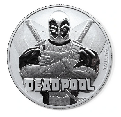 2018 Deadpool 1 Oz Silver Bullion