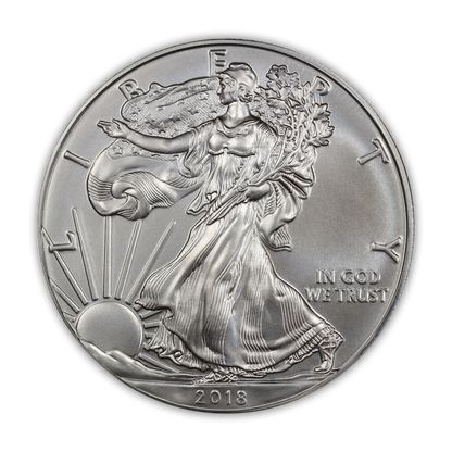 2018 Silver Eagle - Business Strike - Uncirculated - CoinsTV
