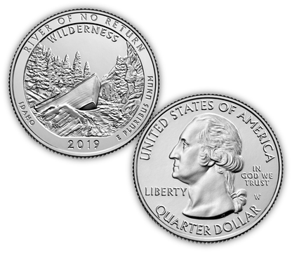 2019 W Frank Church Quarter Dollar West Point - Brilliant Uncirculated
