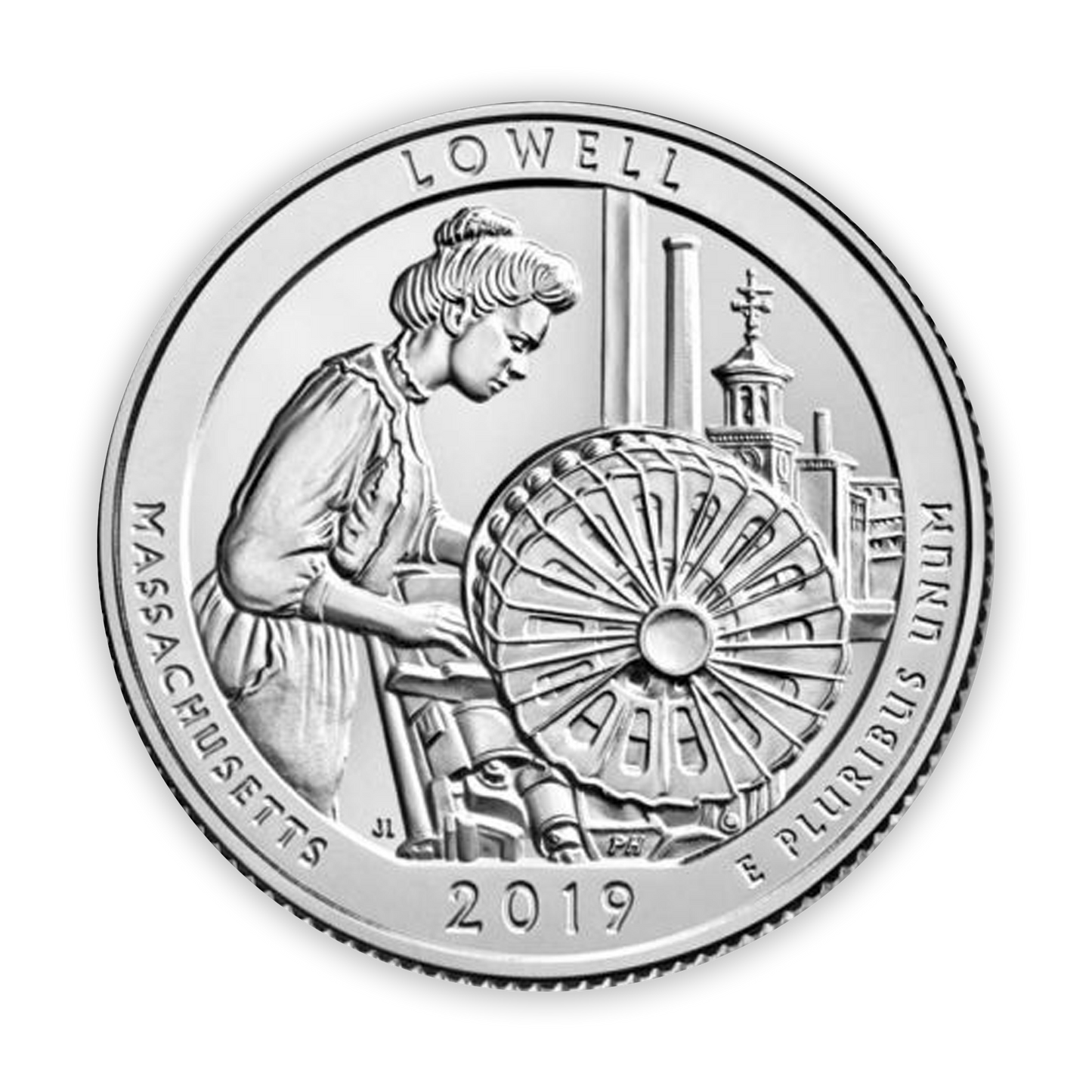 2019 W Lowell Quarter Dollar West Point - Brilliant Uncirculated