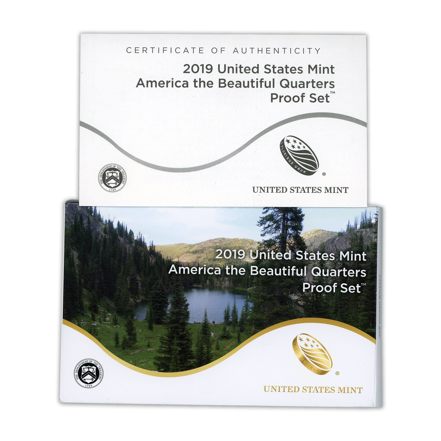 2019 United States Mint - America the Beautiful - Quarters Proof Set