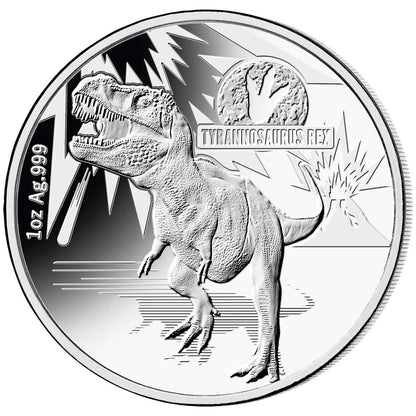 2021 Age of Dinosaurs 1 Oz Silver Coin 3 pc Proof Set - CoinsTV