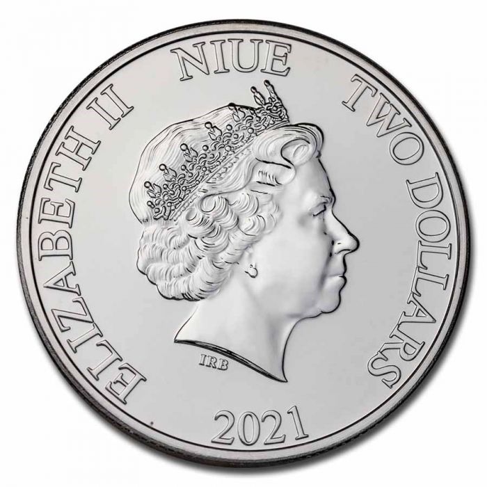 2021  Niue Lion King - Hakuna Matata -  1 oz 9999 BU silver coin