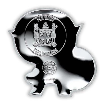 2021 Captain American Mini Hero - Reserve Bank of Fiji - 1 oz Silver Coin