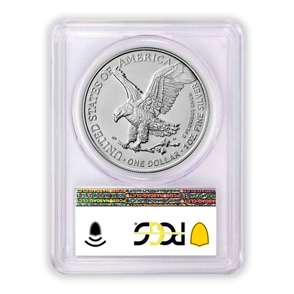 2021 (S) Silver Eagle - Business Strike - Type 2 Emergency Production - PCGS MS69 First Strike San Francisco Label