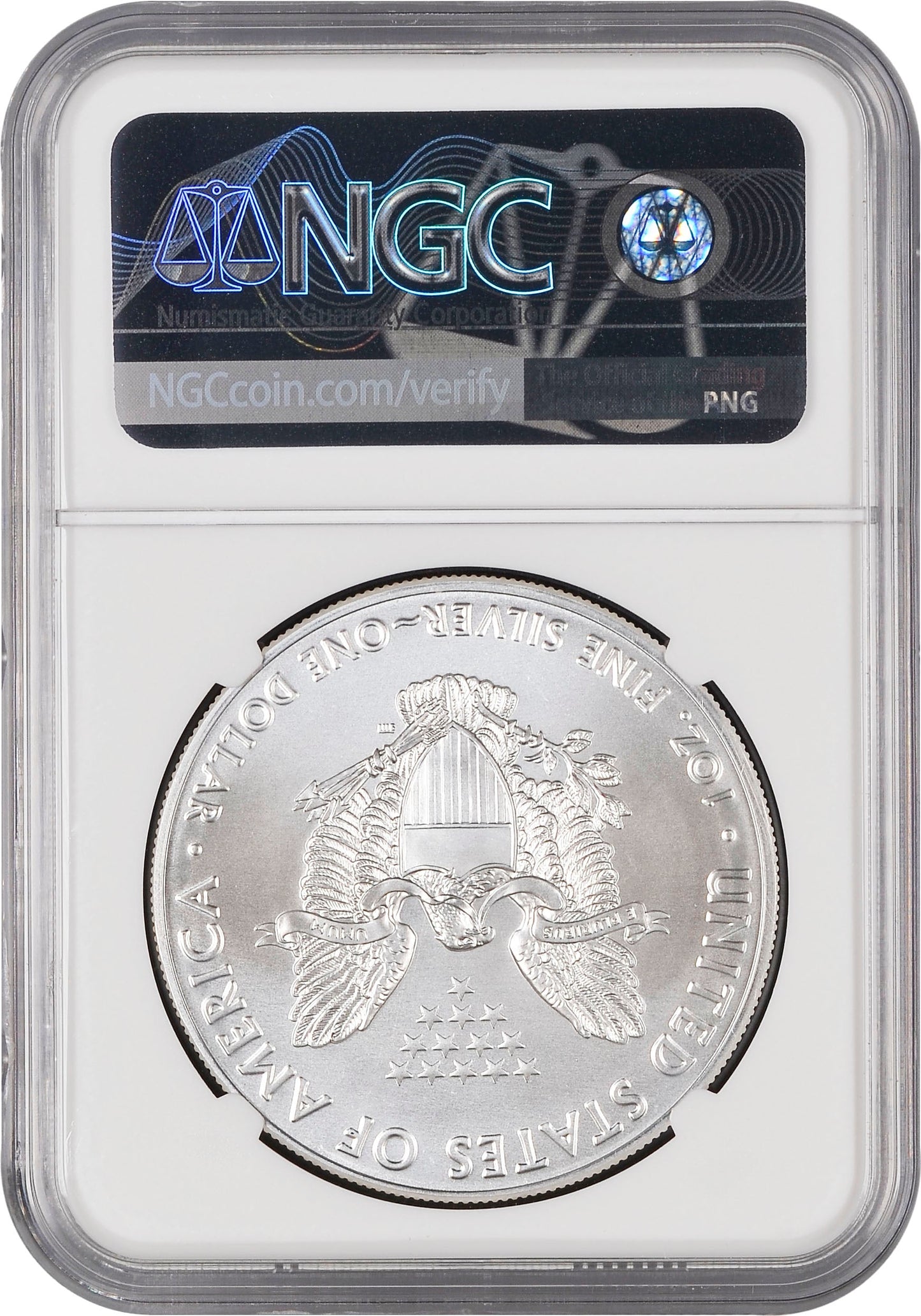 2021 Silver Eagle - Business Strike - Type 1 - NGC MS70 FDOI First Day of Issue Rhett Jeppson Signature Label