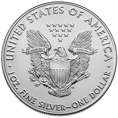 2021 Silver Eagle - Type 1 - PCGS MS70 FDOI First Day of Issue Biden Label Obverse - Blue Core