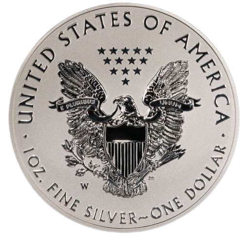 2021 (W) Silver Eagle Type 1 Reverse Proof in Capsule