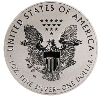 2021 (W) Silver Eagle Type 1 Reverse Proof in Capsule