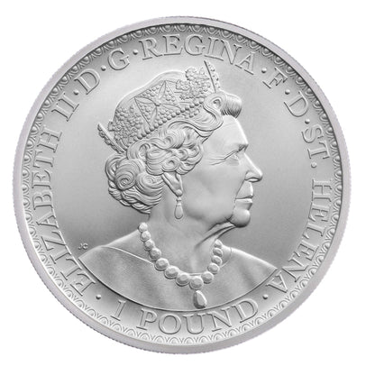 2021 1 oz St Helena Una and the Lion .999 Silver Coin - Brilliant Uncirculated