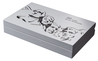 2021 Mount Rushmore 80th Anniverary 1 oz .999 Silver 4 Bar Set - Barbados - CoinsTV