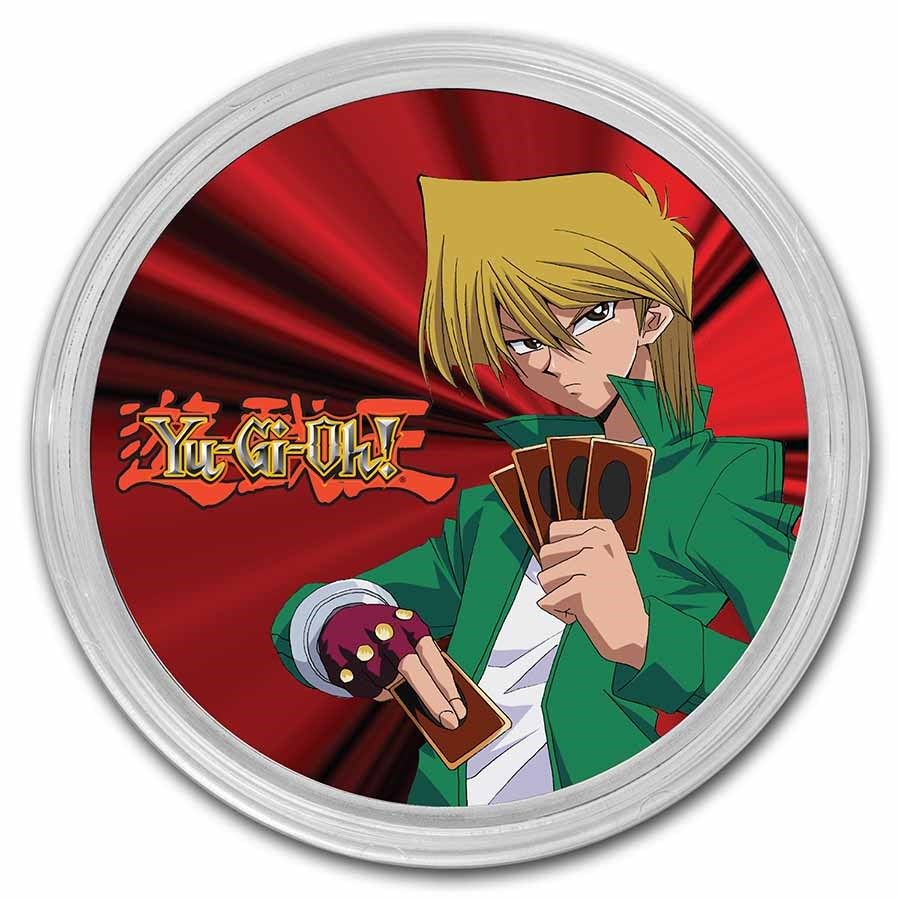 2022 Niue YuGiOh Joey Wheeler - 1oz .999 Silver Color Coin 2022 Niue YuGiOh Joey Wheeler - 1oz .999 Silver Color Coin