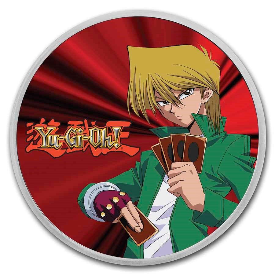 2022  Niue Yu-Gi-Oh Joey Wheeler and Red Eyes Dragon - 1oz .999 Silver Colour Coin Set