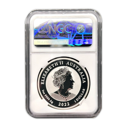 2022 P Australia Chinese Myths and Legends - Phoenix 1oz  .9999 Silver - NGC MS70