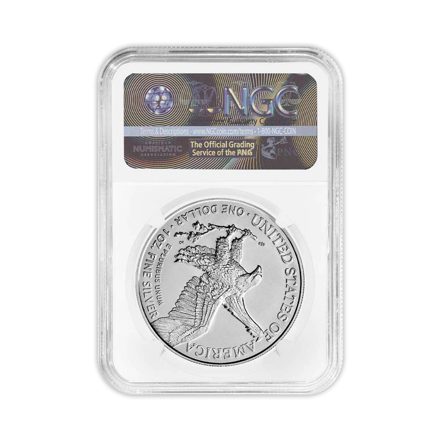 2022 Silver Eagle - Business Strike - Type 2 - NGC MS70 First Day of Issue Label